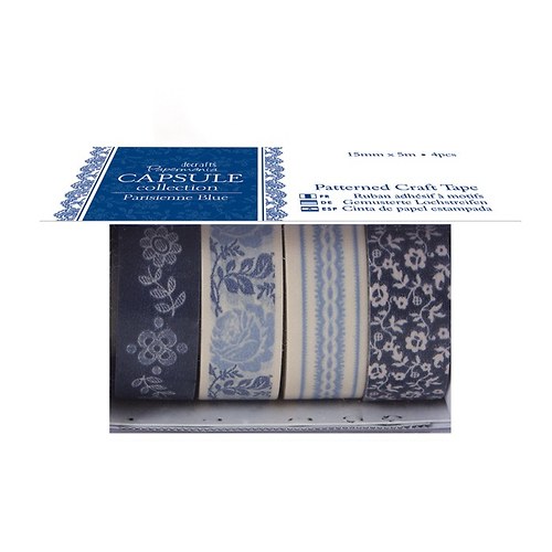 Samolepicí pap.pásky 4x1m Capsule - Parisienne Blu — foto 1