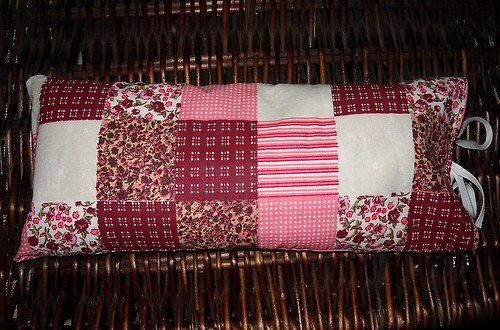 "Falešný patchwork"-pohankový polštářek — foto 1