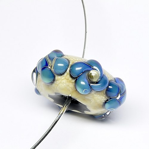 Big hole bead "Paví tanec" — foto 1