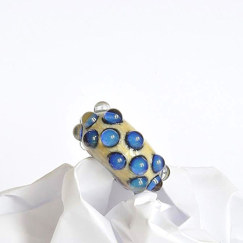 Big hole bead "Paví" — foto 1