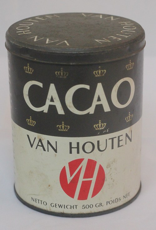 Plechová krabička Cacao Van Houten — foto 1