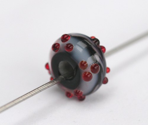 Big hole bead - Malina — foto 1