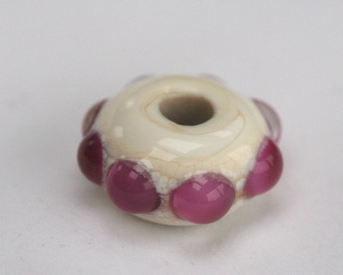 Big hole bead - Růžové sluníčko — foto 1