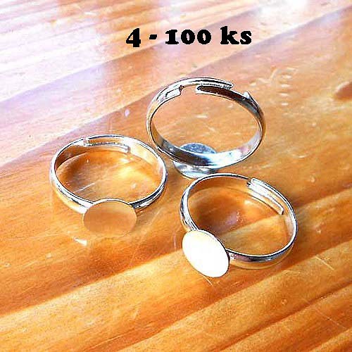 Prsten UNIVERSAL 8mm - 4ks - Platinový — foto 1