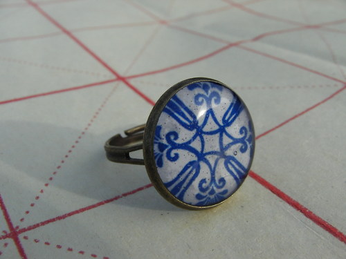 Blue&white ornaments ... — foto 1