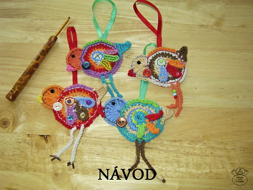 Návod_háčkovaný ptáček — foto 1