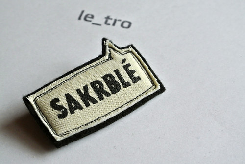 Brož SAKRBLÉ — foto 1