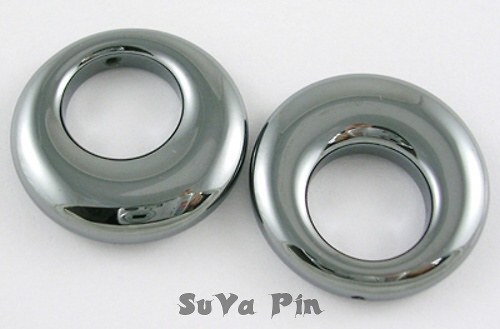 Dounut Hematit 30mm ;1ks — foto 1
