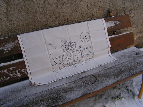 Textilní dekorace - Kočičky — foto 1