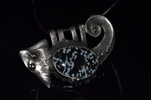 Chameleon.. vločkový obsidián — foto 1