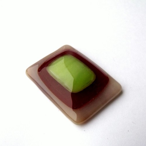 Skleněný kabošon — foto 1