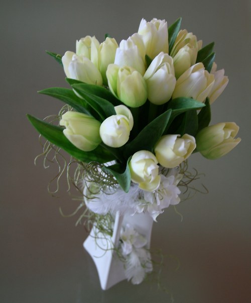 Váza s tulipány - na přání — foto 1