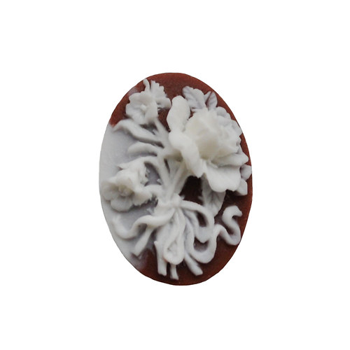 Cameo Flower 18x13 mm 1ks