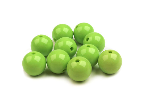 Kulička zelená svěží 12mm, 6ks