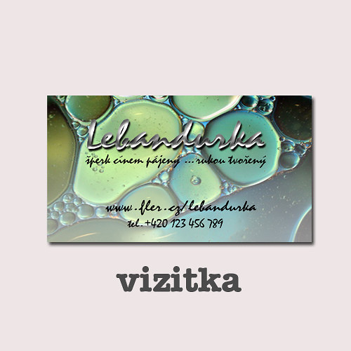 VIZITKY / úpravy na přání — foto 1
