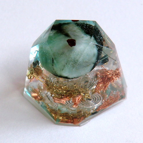 Orgonit 1* Diamant malý * Smaragd — foto 1