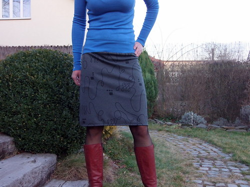 Jupe grise — foto 1