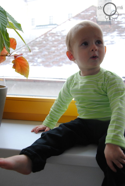 Zelené pruhované, 6-9 M — foto 1