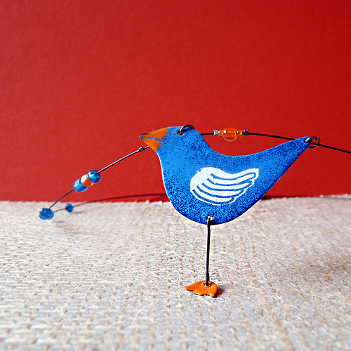 Blue bird – náhrdelník — foto 1
