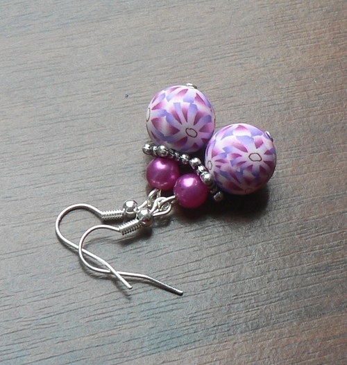 Fimo náušnice — foto 1