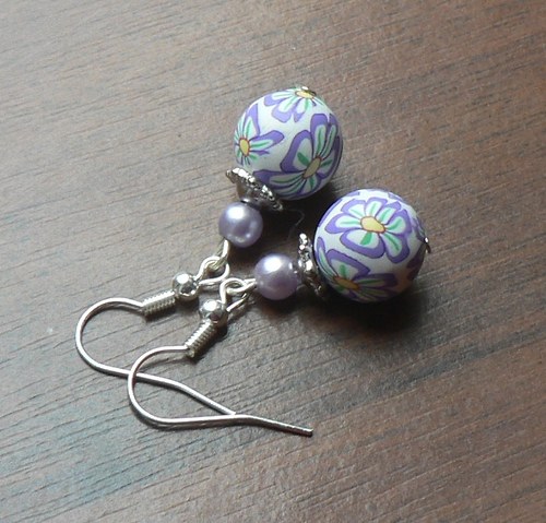 Fimo náušnice — foto 1