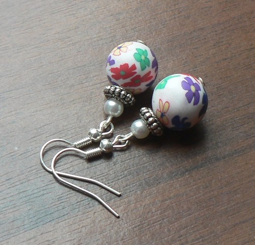 Fimo náušnice — foto 1