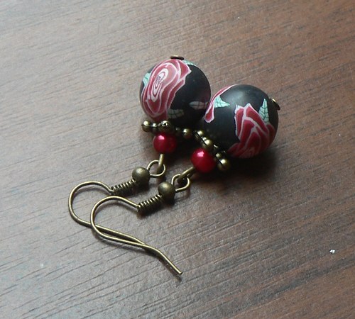 Fimo náušnice — foto 1