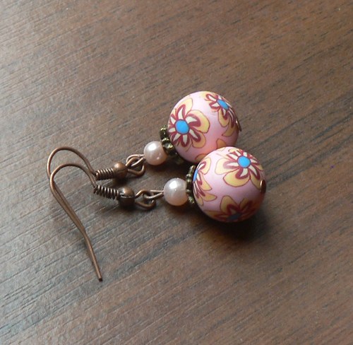 Fimo náušnice — foto 1