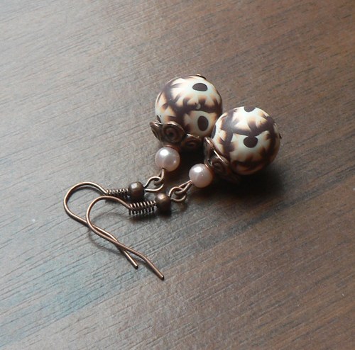 Fimo náušnice — foto 1