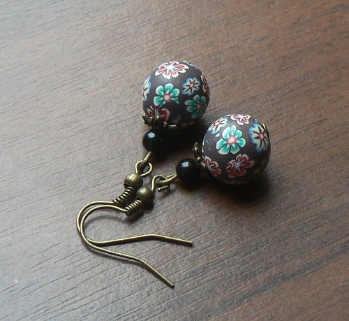 Fimo náušnice — foto 1