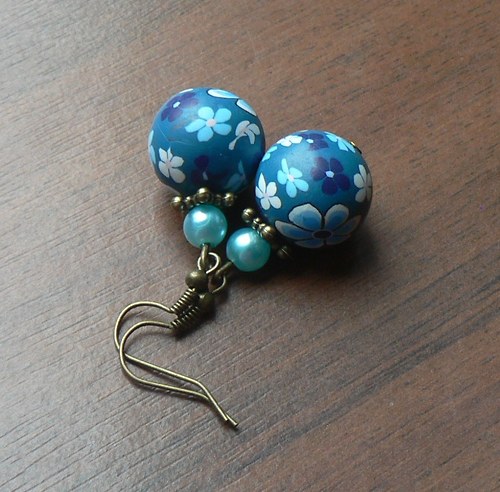 Fimo náušnice — foto 1