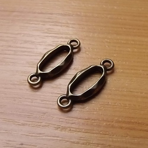 Mezidíl - starobronz - 21x8mm