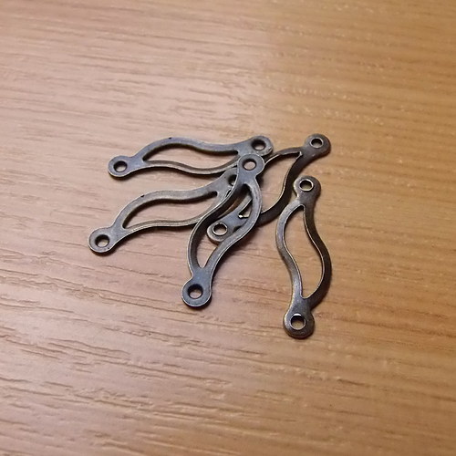 Mezidíl - starobronz - 6x19mm