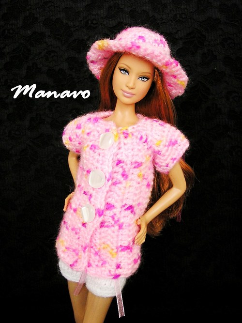 Růžový komplet pro Barbie — foto 1