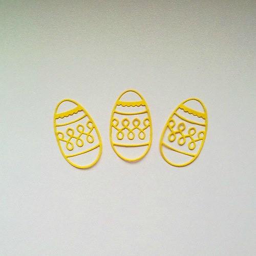 Výsek - Velikonoční kraslice 3ks