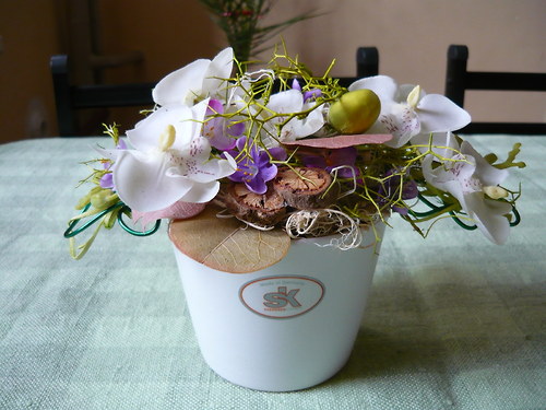 Dekorace s orchidejkou — foto 1