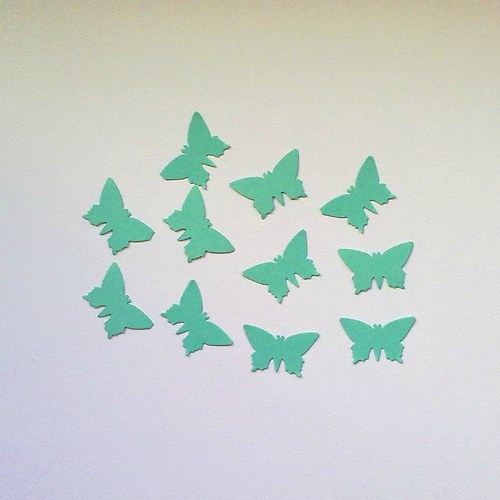 Výsek - motýl 10ks