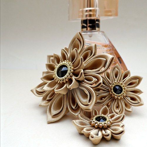Kanzashi sada na přání — foto 1