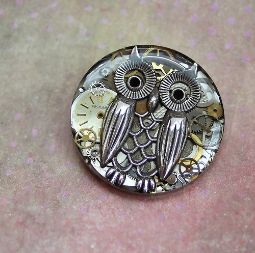 Owl brooch — foto 1