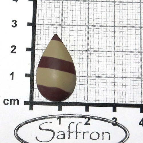Zebra stone Austrálie, kabošon. č8 — foto 1