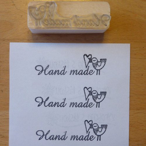 Razítko "hand made" — foto 1