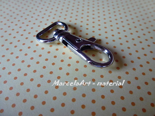 Karabinka nikl - 12 mm/1ks — foto 1