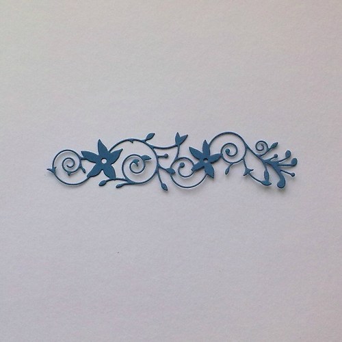 Výsek - Bordura květinová - 14,5cm