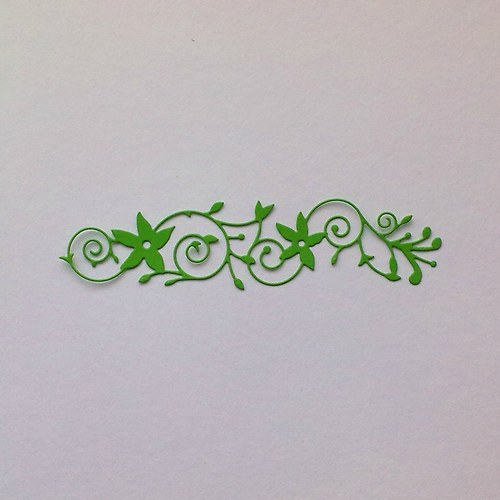 Výsek - Bordura květinová - 14,5cm