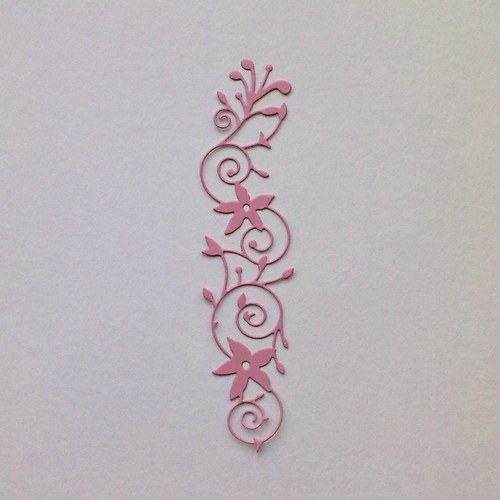 Výsek - Bordura květinová - 14,5cm