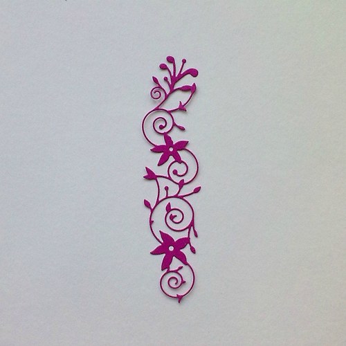 Výsek - Bordura květinová - 14,5cm