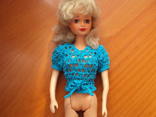 Háčkovaná halenka pro Barbii VII — foto 1