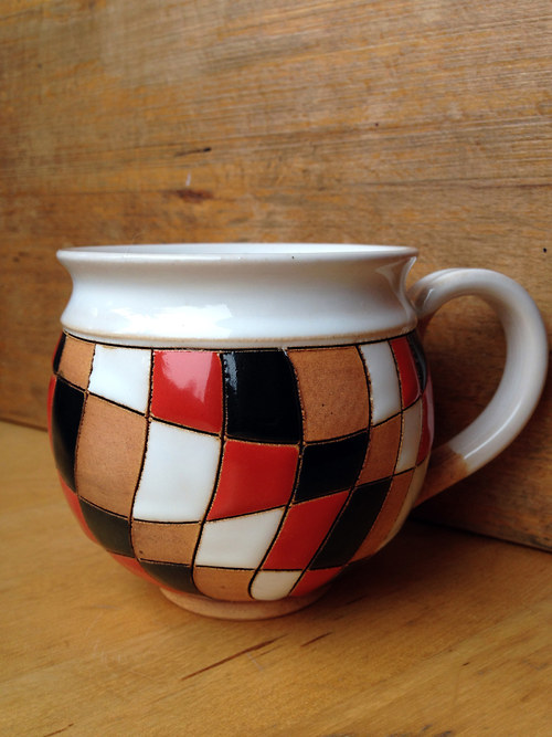 Hrneček RED/ WHITE/ BLACK — foto 1