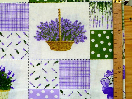 Fialový patchwork — foto 1