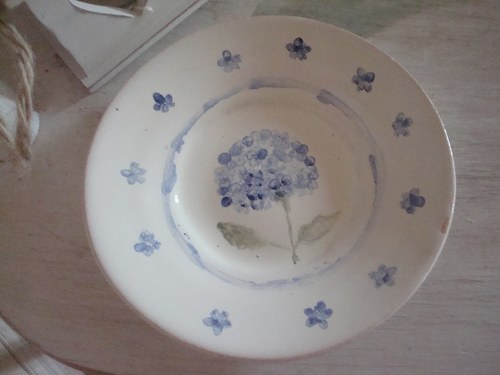 Talířek Rosa Ile de Bourbon hortenzie — foto 1